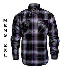DIXXON FLANNEL x ANTHRAX Collab - SPREADING THE DISEASE Flannel - Men's 2XL
